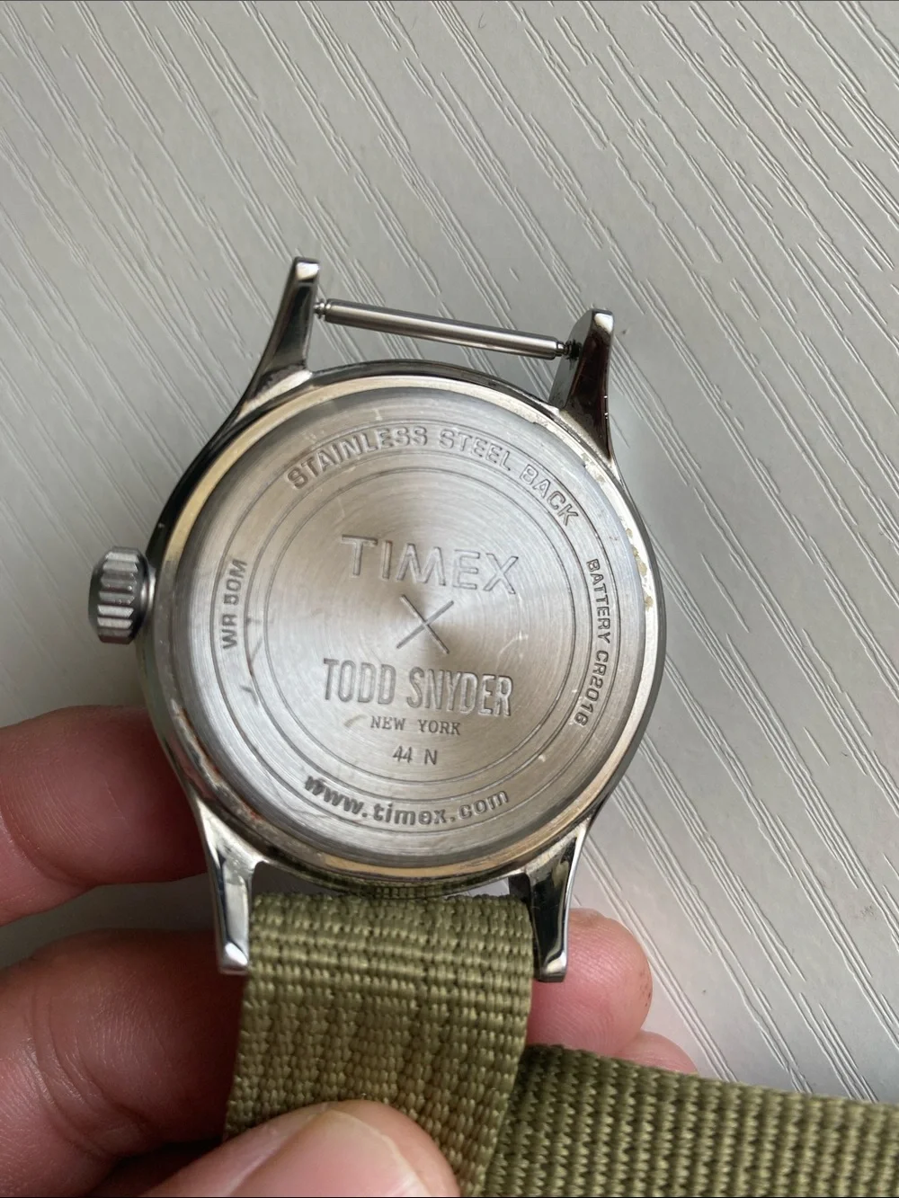 Timex Men's Olive Green Nylon Strap Field Watch